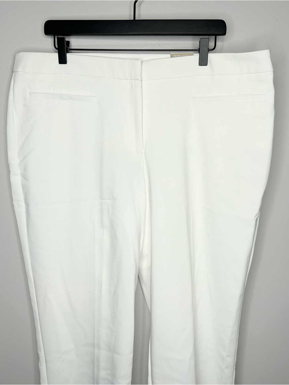 Chico’s Fabulously Slimming Darcy Optic White Ankle Pants Size 3 or US 16 - Picture 4 of 12